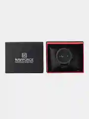 Серый мужские наручные часы Naviforce NF9074 с календарём, в подарочной упаковке