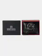 Шоколадный мужские наручные часы Naviforce NF9095 с хронографом, в подарочной упаковке