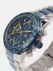 Синий мужские наручные часы Naviforce NF8017 с хронографом, в подарочной упаковке