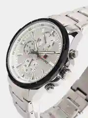Серебряный мужские наручные часы Naviforce NF9089S с хронографом, в подарочной упаковке