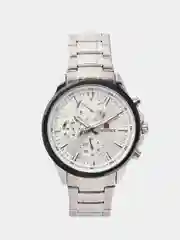 Серебряный мужские наручные часы Naviforce NF9089S с хронографом, в подарочной упаковке