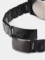 Черный мужские наручные часы Naviforce NF9038 с календарём, в подарочной упаковке