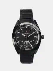 Черный мужские наручные часы Naviforce NF9038 с календарём, в подарочной упаковке