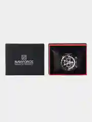 Черный мужские наручные часы Naviforce NF8018 с хронографом, в подарочной упаковке