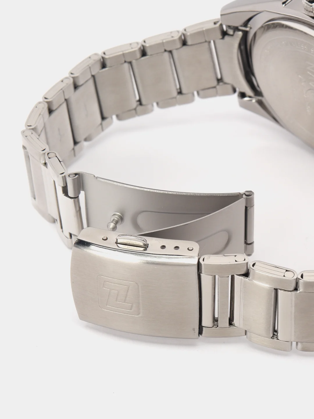 Серый металлик мужские наручные часы Naviforce NF9038 с календарём, в подарочной упаковке