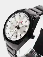 Угольный мужские наручные часы Naviforce NF9038 с календарём, в подарочной упаковке