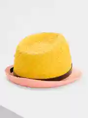 Желтый шляпа для девочки