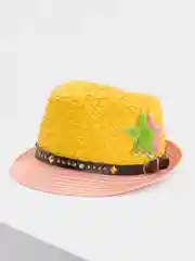 Желтый шляпа для девочки