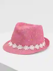 Вишнёвый шляпа для девочки на лето