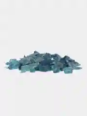 Лазурный стеклянная крошка 100 гр 7-15 мм