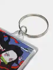 Бордовый брелок по аниме Клинок рассекающий демонов Demon Slayer