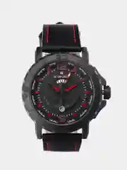 Угольный мужские наручные часы Naviforce NF9122 с календарём, в подарочной упаковке