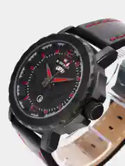 Угольный мужские наручные часы Naviforce NF9122 с календарём, в подарочной упаковке