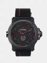Угольный мужские наручные часы Naviforce NF9099 с календарём, в подарочной упаковке