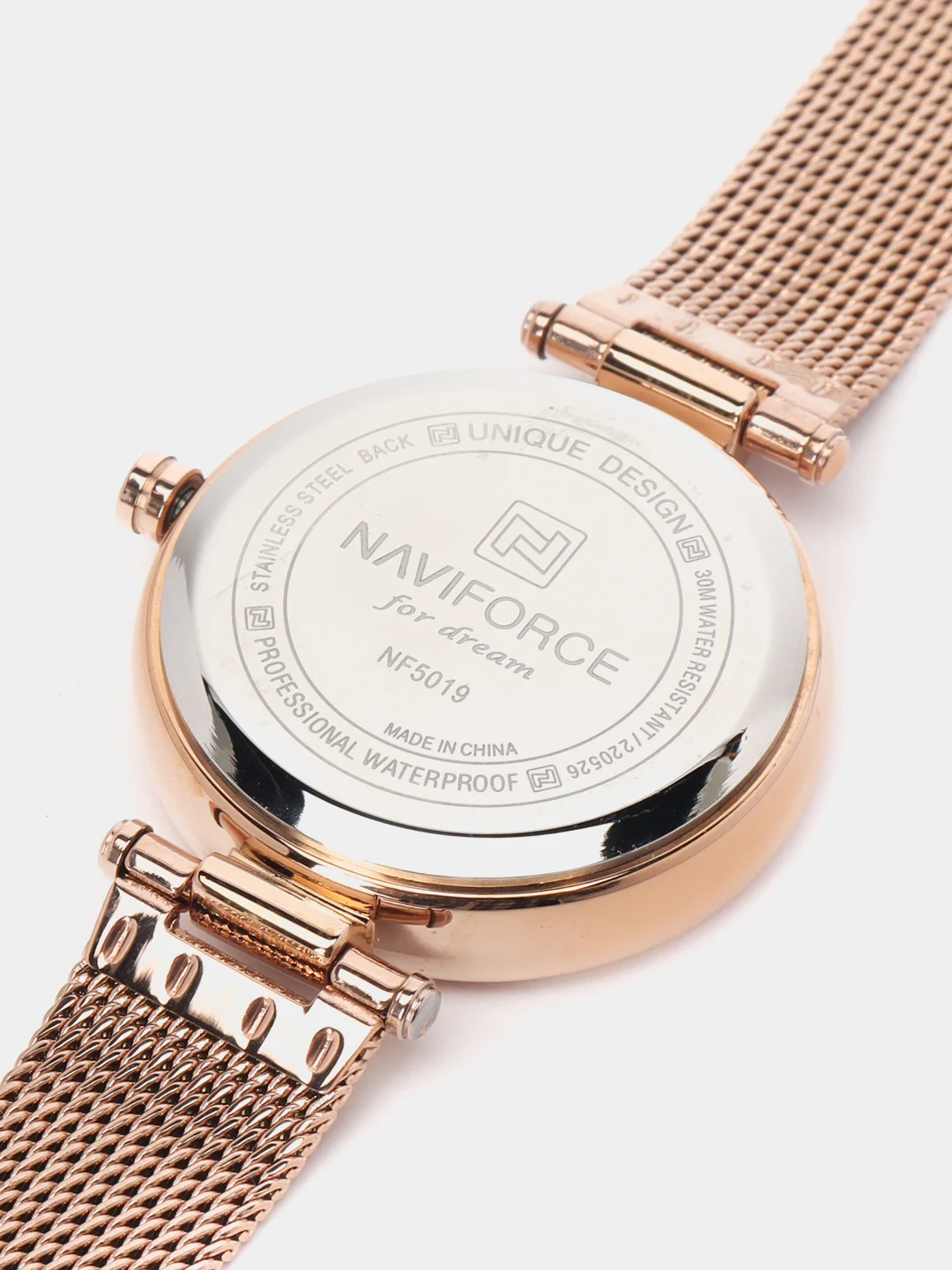 Синий женские наручные часы Naviforce NF5019 в подарочной упаковке