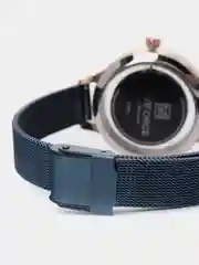 Синий женские наручные часы Naviforce NF5014 с календарём в подарочной упаковке