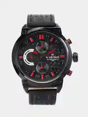 Красный мужские наручные часы Naviforce NF9068L с хронографом, в подарочной упаковке