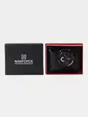 Красный мужские наручные часы Naviforce NF9068L с хронографом, в подарочной упаковке