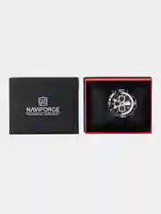 Черный мужские наручные часы Naviforce 8018T с хронографом, в подарочной упаковке