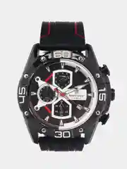 Черный мужские наручные часы Naviforce 8018T с хронографом, в подарочной упаковке