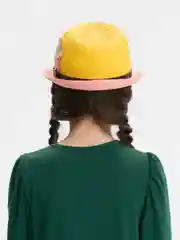 Желтый шляпа для девочки