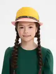 Желтый шляпа для девочки