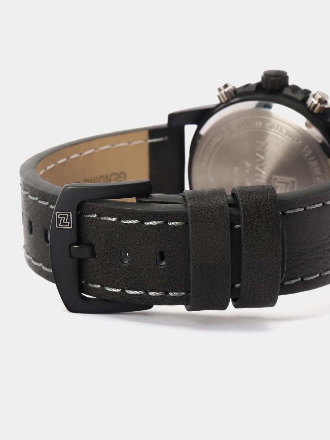 Серый мужские наручные часы Naviforce NF9095 с хронографом, в подарочной упаковке