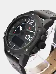 Серый мужские наручные часы Naviforce NF9095 с хронографом, в подарочной упаковке