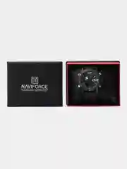 Серый мужские наручные часы Naviforce NF9095 с хронографом, в подарочной упаковке