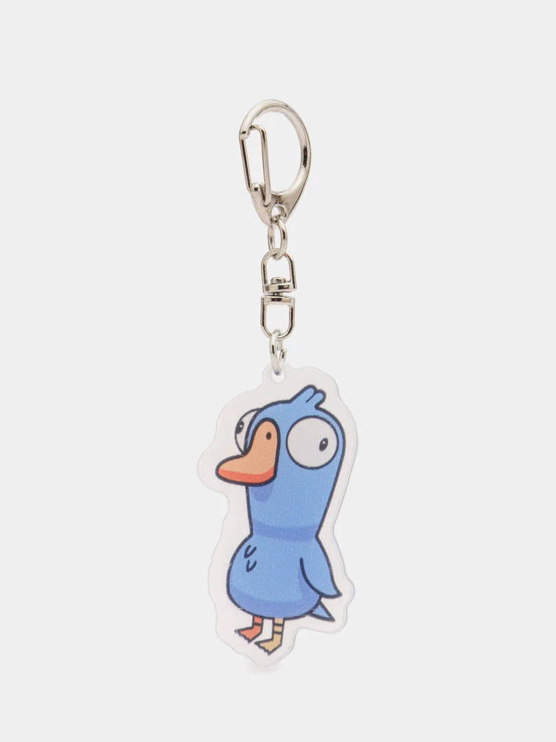 Синий брелок Goose Goose Duck, "Гусь Утка"