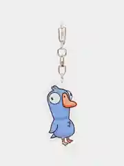 Синий брелок Goose Goose Duck, "Гусь Утка"