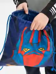Алый сумка для сменной обуви, цветная, ткань 420/340