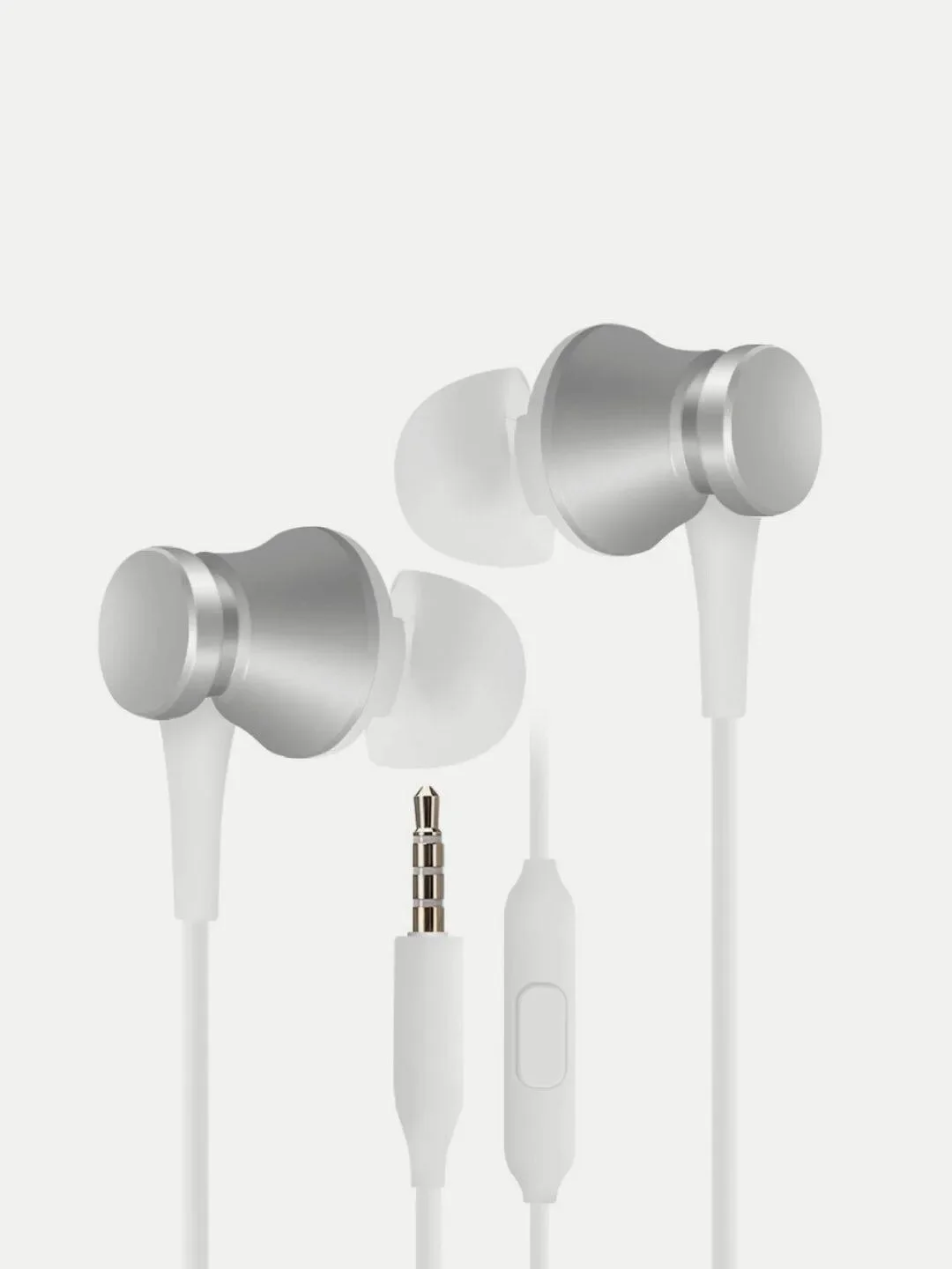 Серебряный наушники проводные Xiaomi Piston Youth Edition