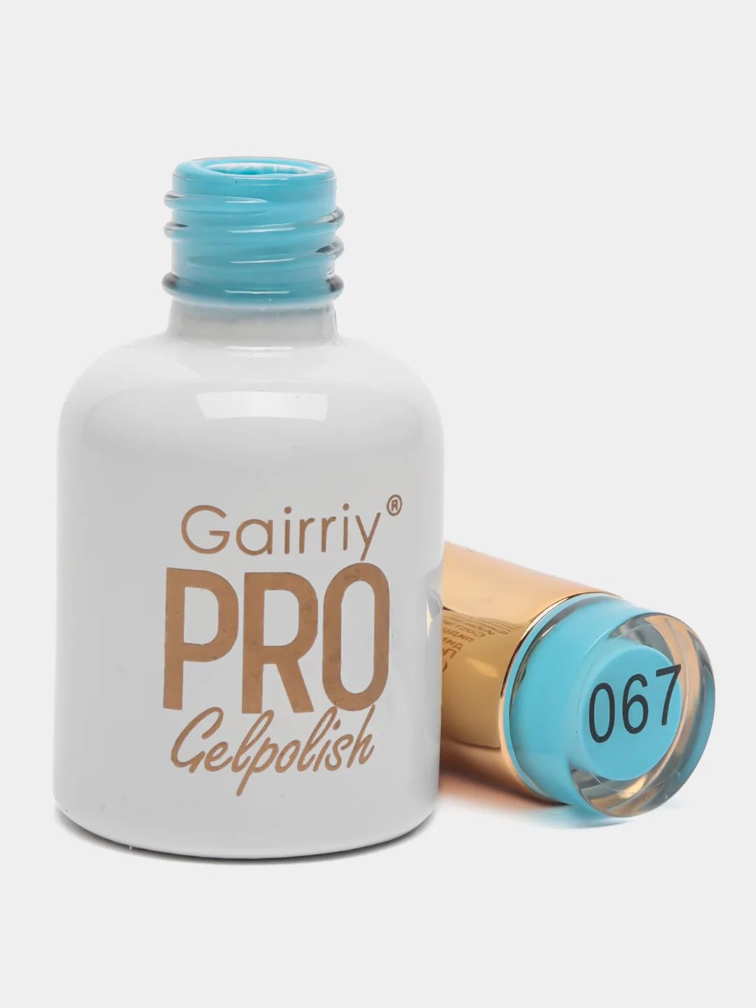Тёмно-бирюзовый гель-лак Gairriy Pro, синие и голубые оттенки, 8 мл