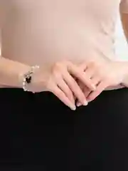 Черный женский браслет с бабочкой и с застежкой тогл, разные цвета