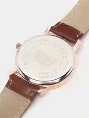 Коричневый мужские наручные часы KINGNUOS K-026, в подарочной упаковке