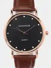 Коричневый мужские наручные часы KINGNUOS K-026, в подарочной упаковке