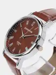 Шоколадный мужские наручные часы KINGNUOS K-012, в подарочной упаковке
