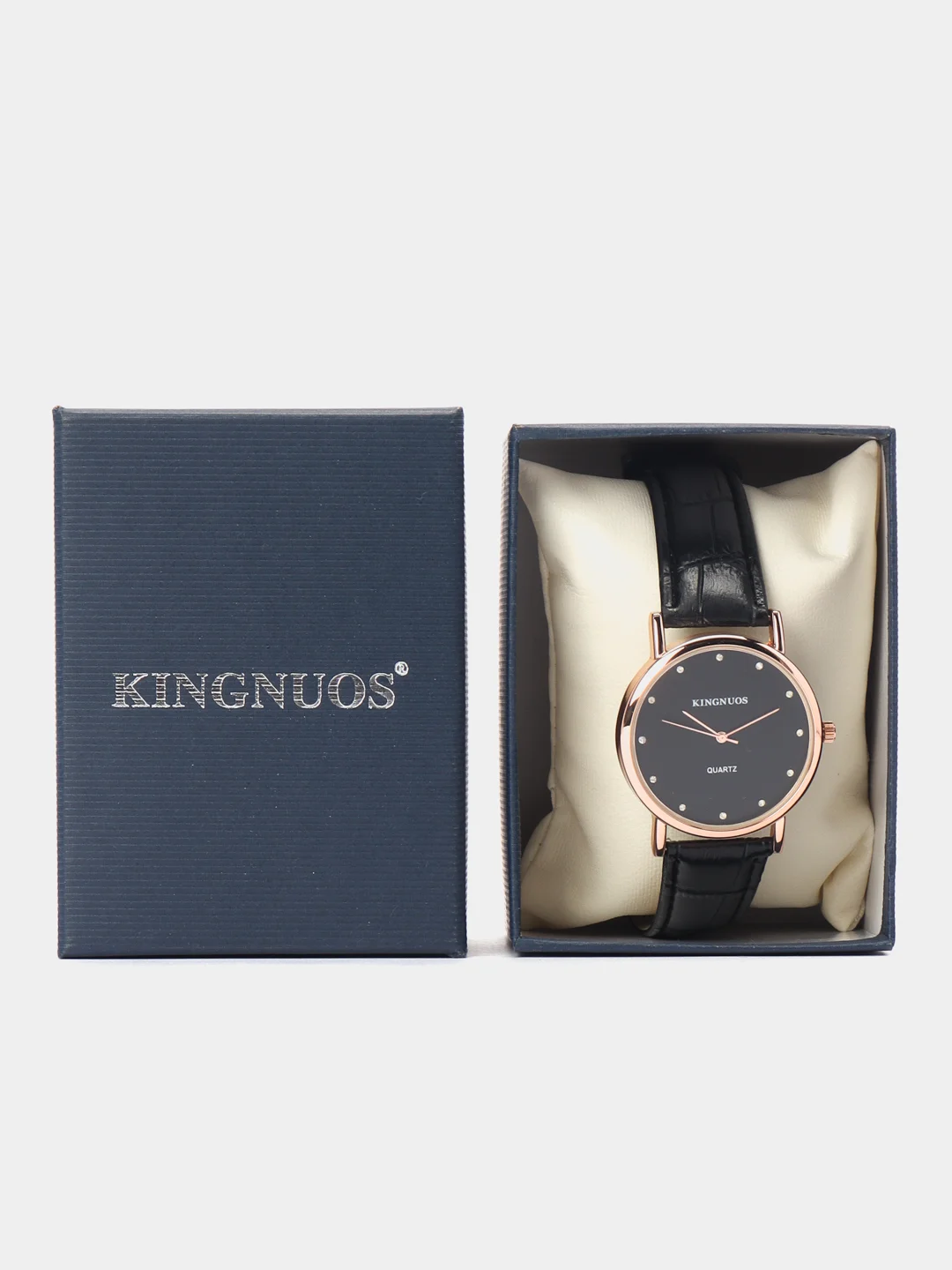 Бронзовый мужские наручные часы KINGNUOS K-026, в подарочной упаковке