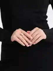 Золотой кольцо открытое, с эффектом фольги, украшение на палец