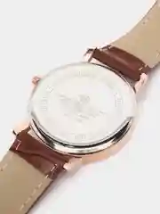 Золотой мужские наручные часы KINGNUOS K-025, в подарочной упаковке