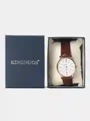 Шоколадный мужские наручные часы KINGNUOS K-022, в подарочной упаковке