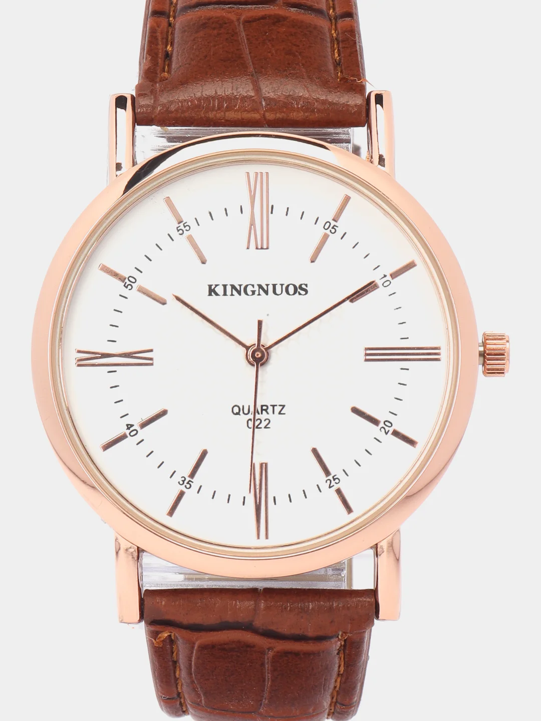 Шоколадный мужские наручные часы KINGNUOS K-022, в подарочной упаковке