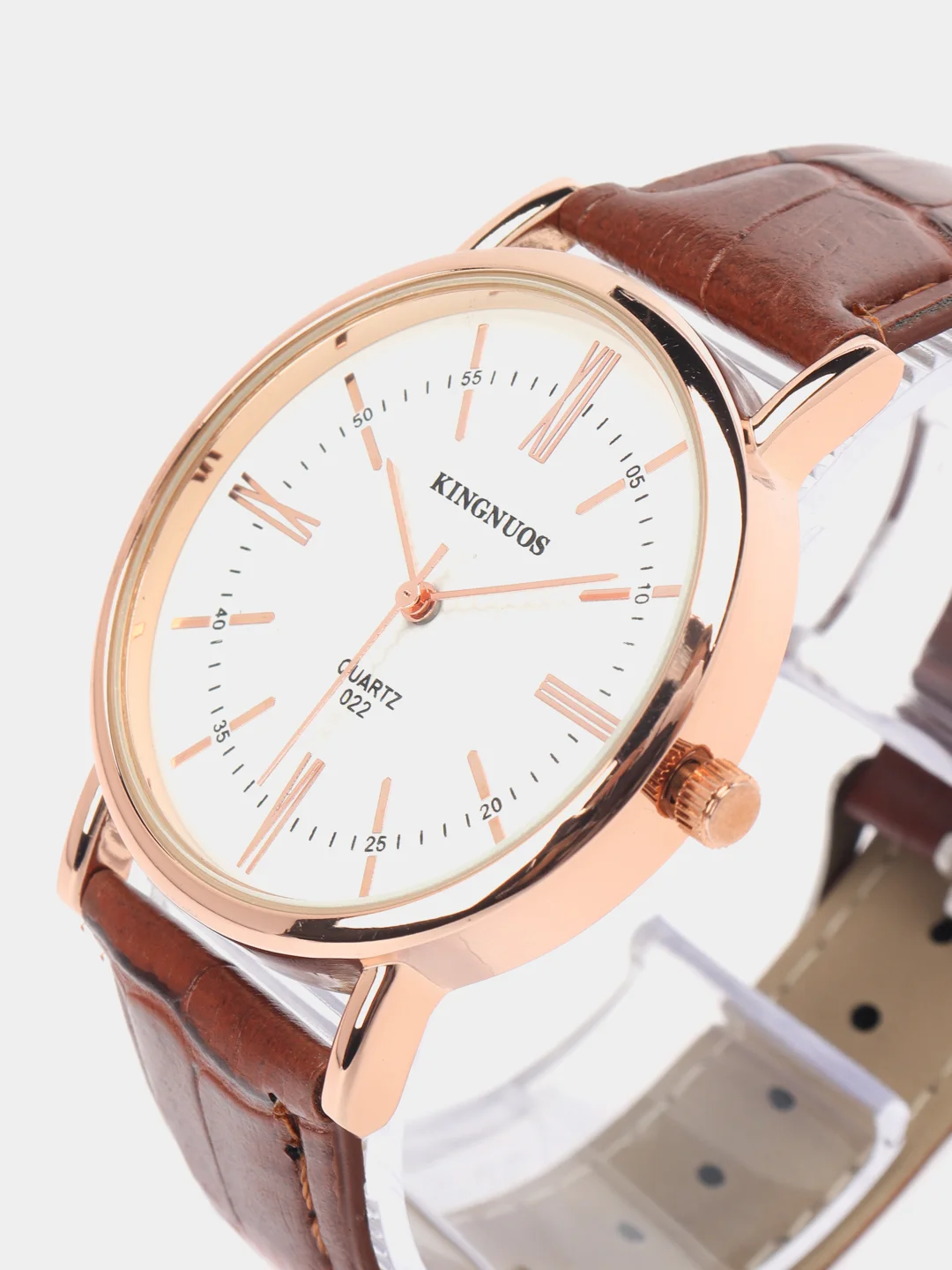 Шоколадный мужские наручные часы KINGNUOS K-022, в подарочной упаковке