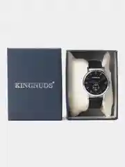 Черный мужские наручные часы KINGNUOS K-016, в подарочной упаковке