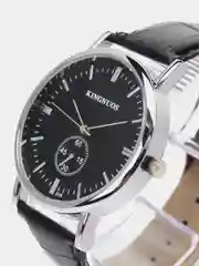 Черный мужские наручные часы KINGNUOS K-016, в подарочной упаковке