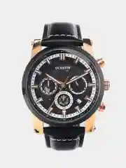Черный мужские наручные часы Ochstin 6111A с хронографом в подарочной упаковке