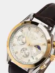 Серебряный мужские наручные часы Lige LG8912, с хронографом, в подарочной упаковке