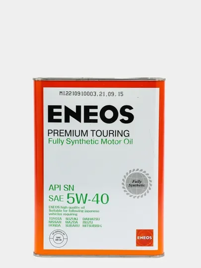 Моторное масло синтетическое ENEOS Premium TOURING SN 5W40