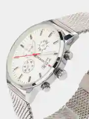 Белый мужские наручные часы Ochstin 6084B с хронографом в подарочной упаковке